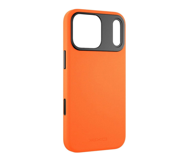 YAXO Leather Gear Slim Case MagSafe iPhone 17 Pro Max Orange - 1455893 - zdjęcie 2